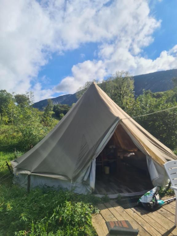 Příroda nedaleko luxury tent