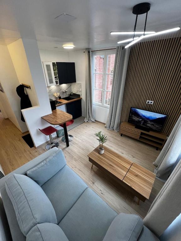 Posezení v ubytování Appartement Le Signature