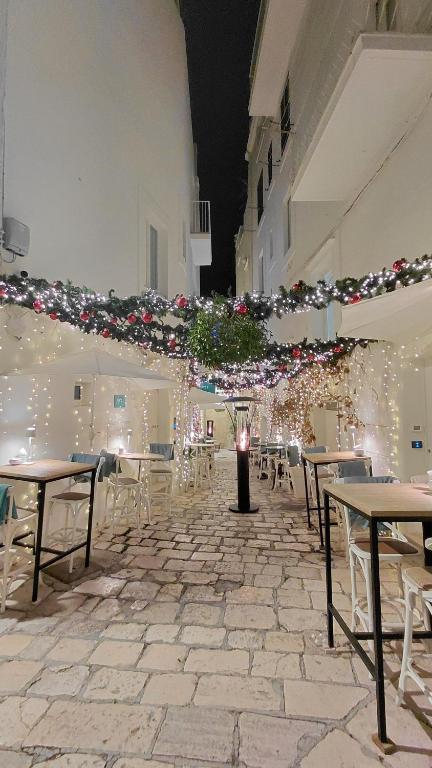 Restoran või mõni muu söögikoht majutusasutuses Santa Maria 24