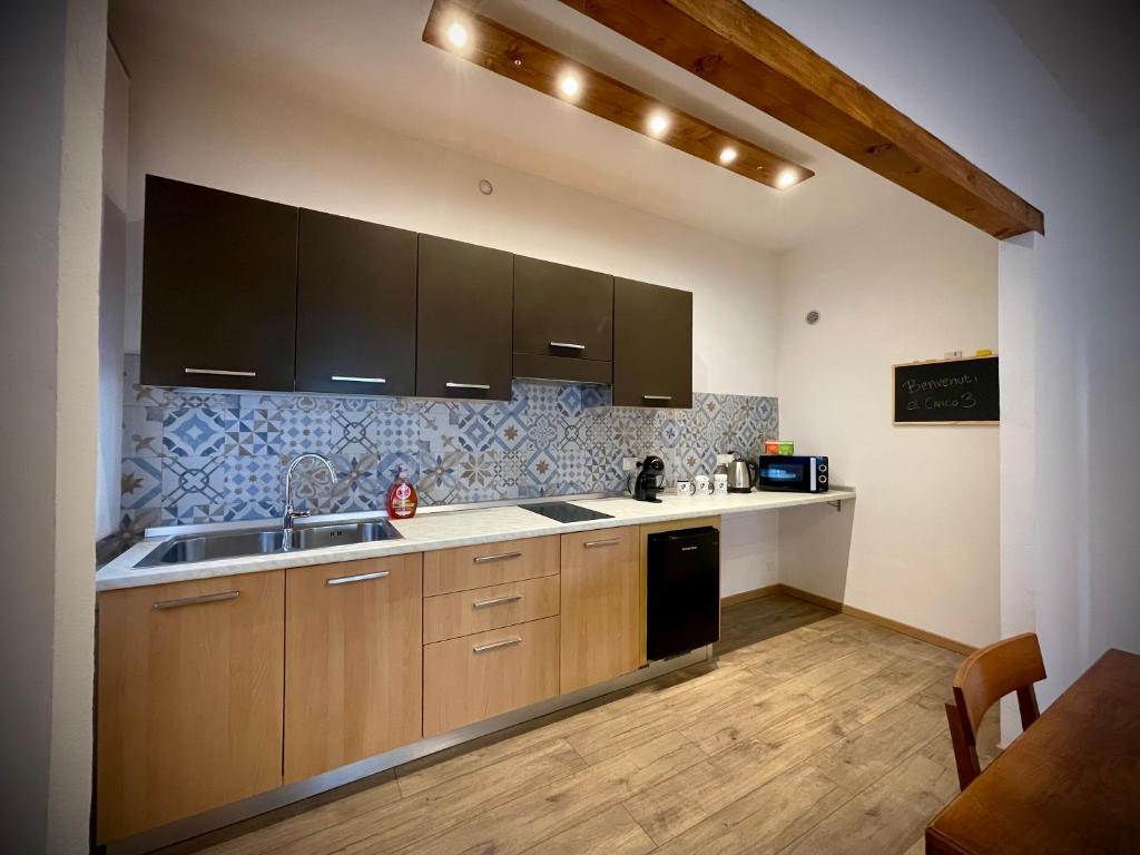 Η κουζίνα ή μικρή κουζίνα στο Civico3