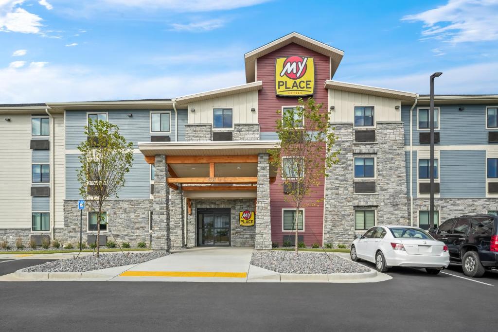 El edificio en el que está el hotel