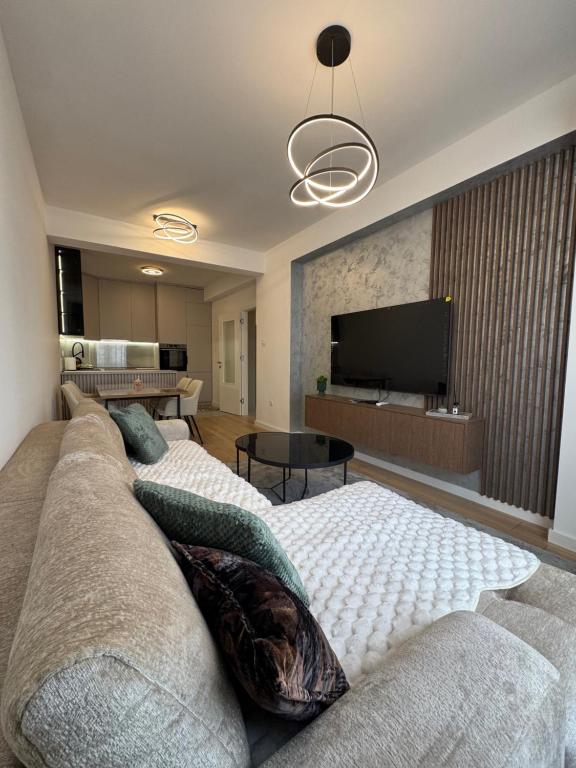 TV/trung tâm giải trí tại Apartman Obala