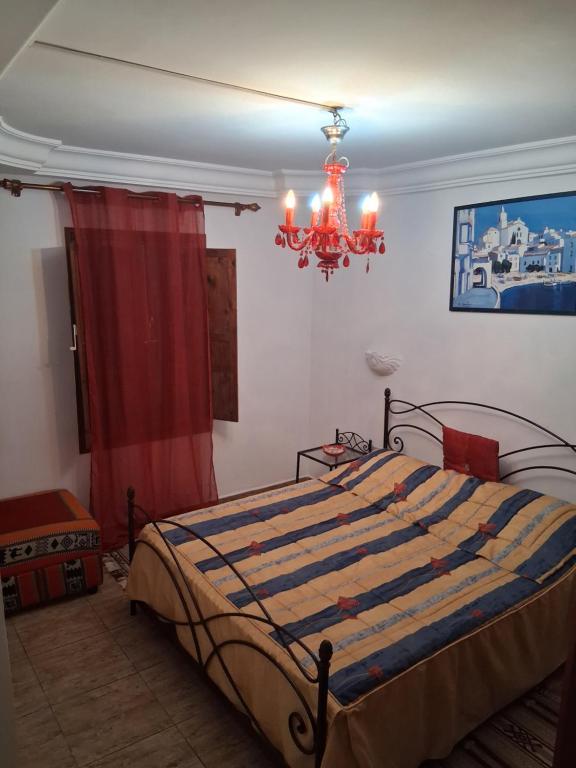 Giường trong phòng chung tại Antonie