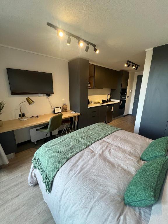 Kuchyň nebo kuchyňský kout v ubytování Suite Compacta y Elegante