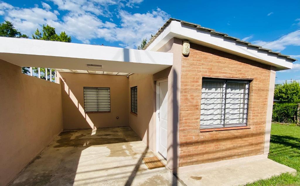 Bygningen som feriehuset ligger i