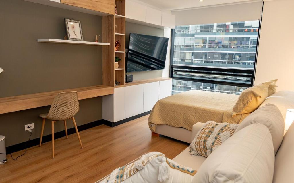 Et tv og/eller underholdning på Loft Vista Panorámica Bogotá