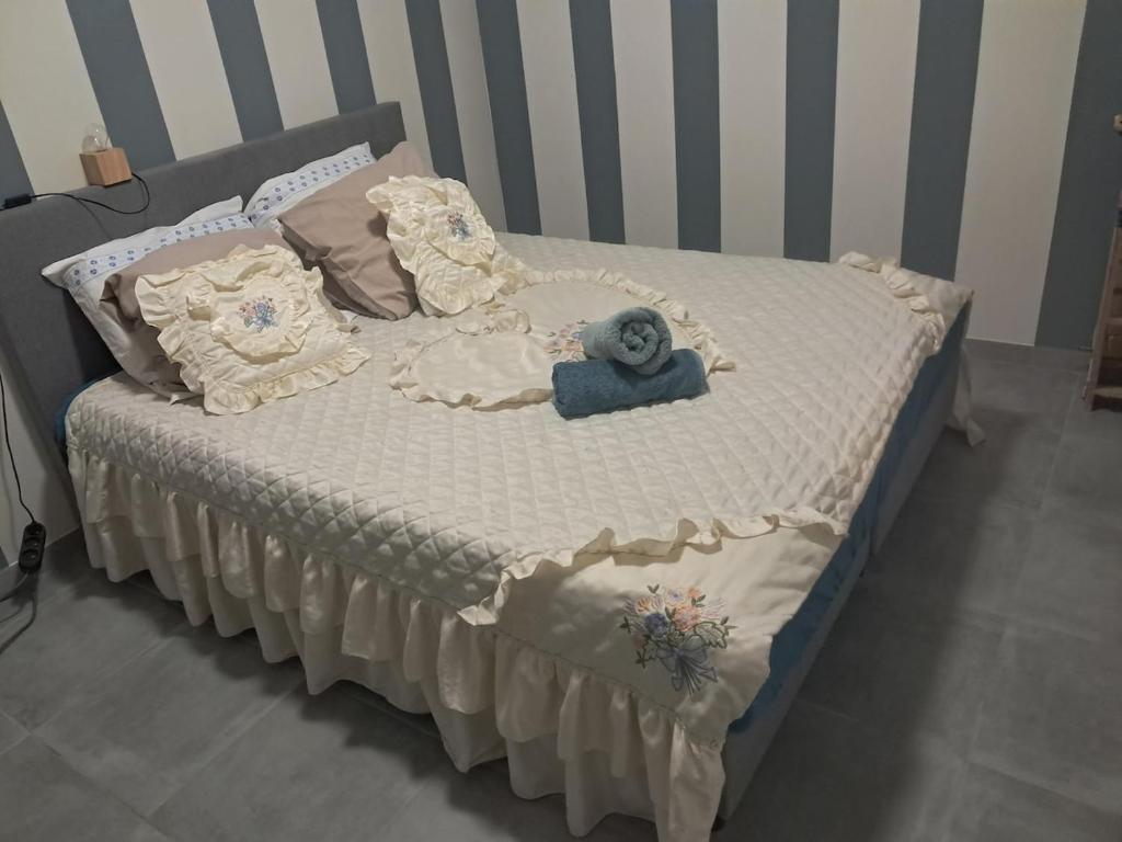 Postel nebo postele na pokoji v ubytování Domus moerenpoort