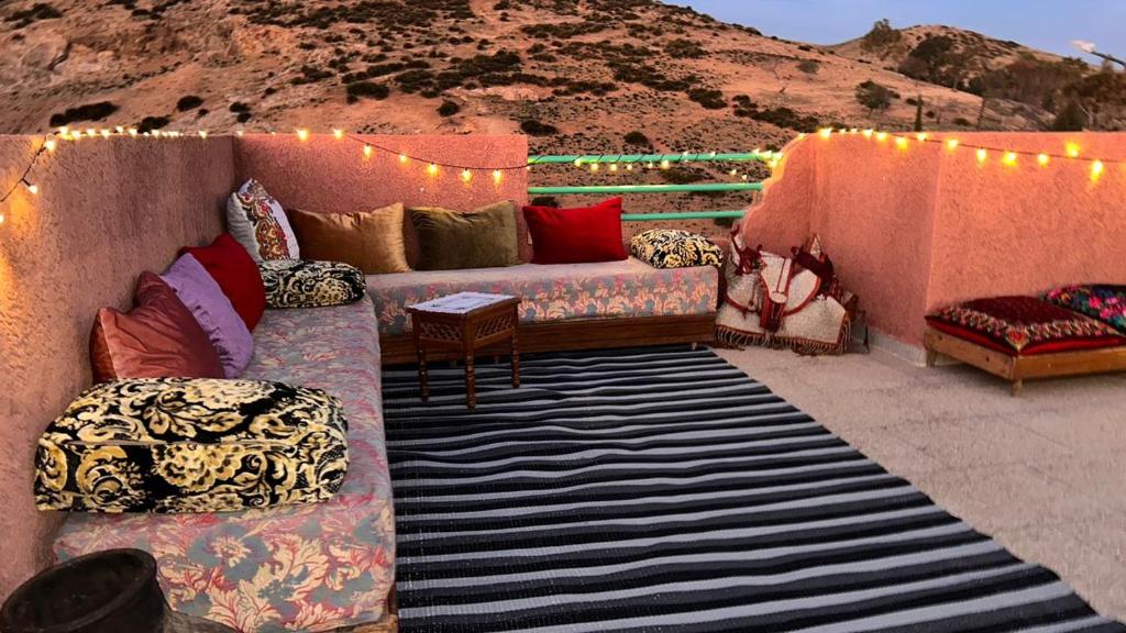 Χώρος καθιστικού στο Dare Ania