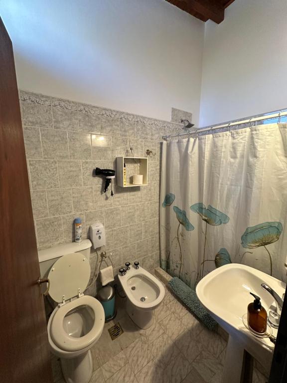 Ванная комната в Hostería Isabel