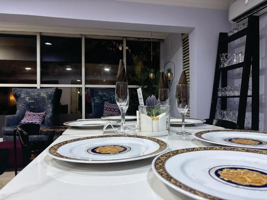 Χώρος καθιστικού στο The Executive Suite