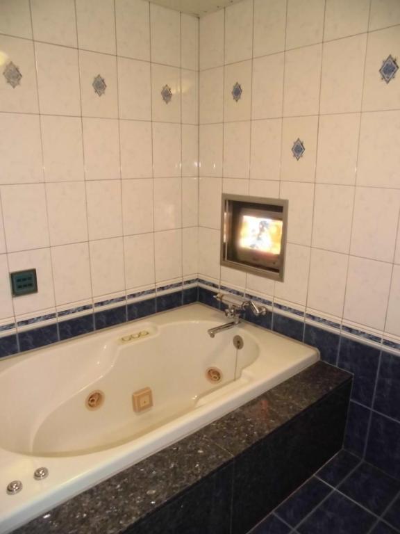 Koupelna v ubytování Hotel D.D