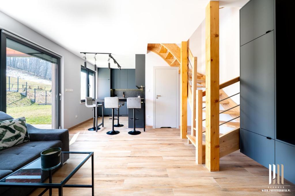 Et opholdsområde på Green Wood Prestige House