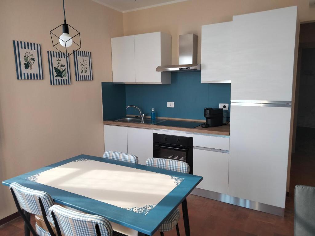 Køkken eller tekøkken på Liberty Apartments