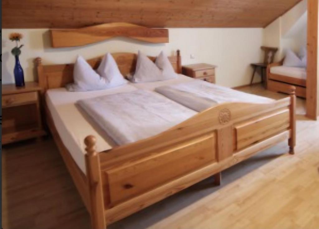 Ένα ή περισσότερα κρεβάτια σε δωμάτιο στο da vinci e michaela