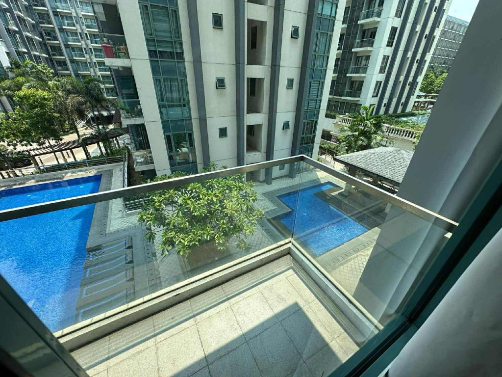 Swimmingpoolen hos eller tæt på Two Palm Tree Villas By Khaye