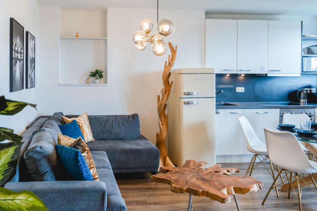 Køkken eller tekøkken på YAYstay - "View" I 58m2 I Bahnhof I Balkon I TV I Kaffee I Waschmaschine I Trockner