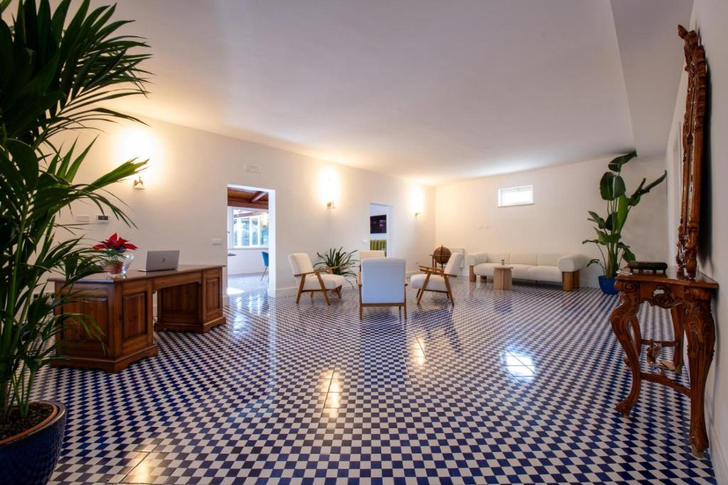 Posezení v ubytování Villa Bellarosa