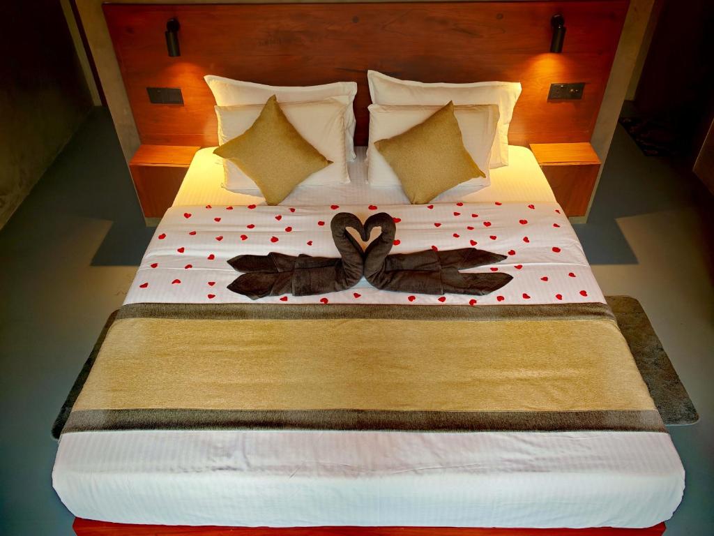 Ένα ή περισσότερα κρεβάτια σε δωμάτιο στο Liora Lodge Ella