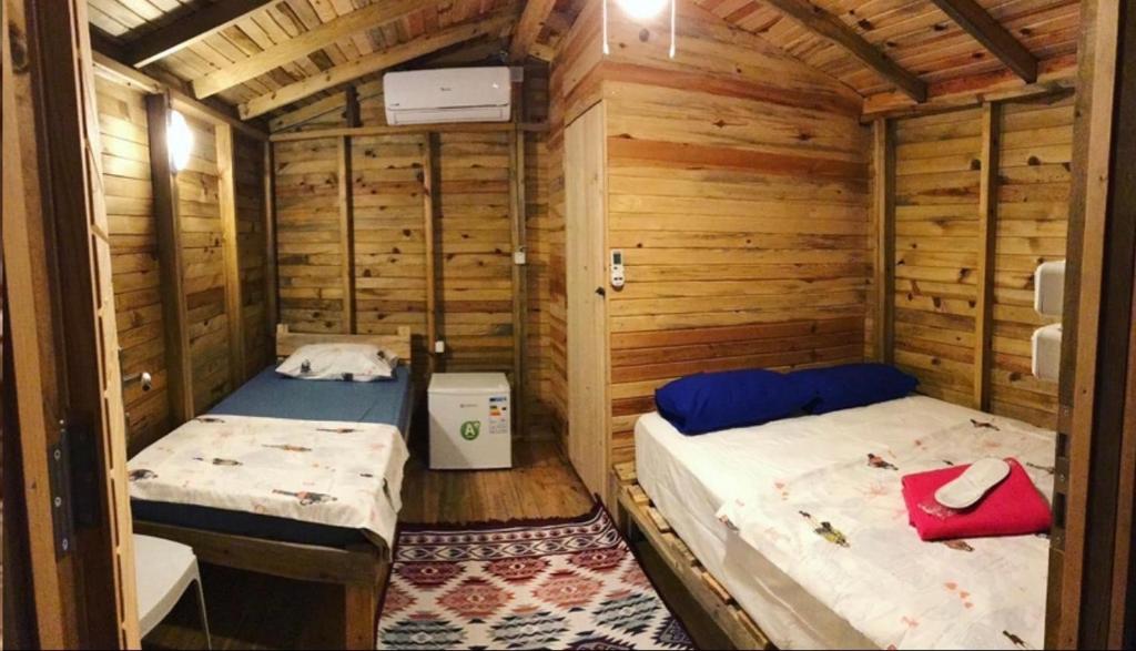 Ένα ή περισσότερα κρεβάτια σε δωμάτιο στο Probeach