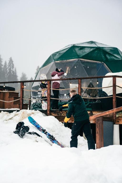 Góralski Harem Osada Glamp & Glass z Jacuzzi i Balią - 7