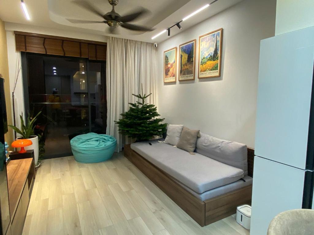 Χώρος καθιστικού στο Jane's Home