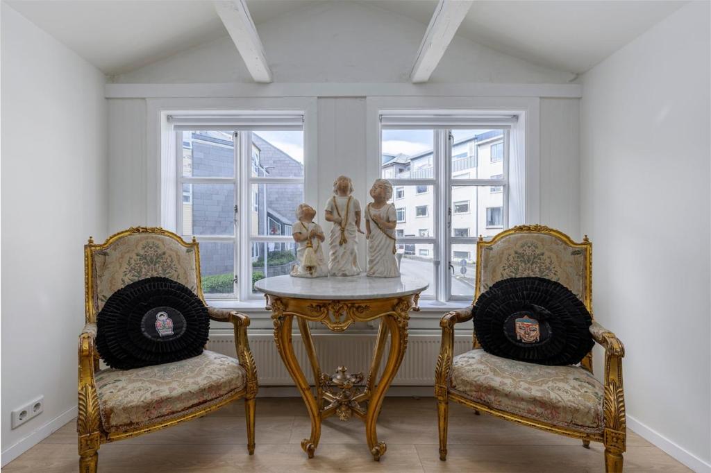 Et opholdsområde på Historical townhouse in the old town