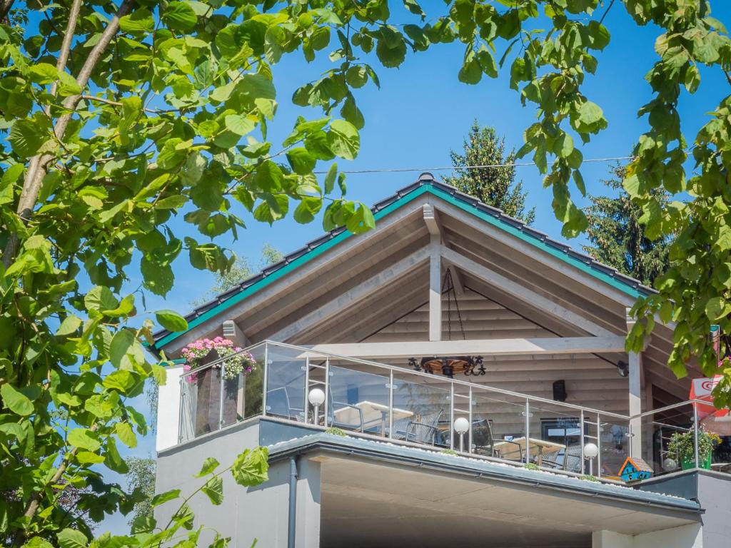 Balkón nebo terasa v ubytování Siri's Einkehr