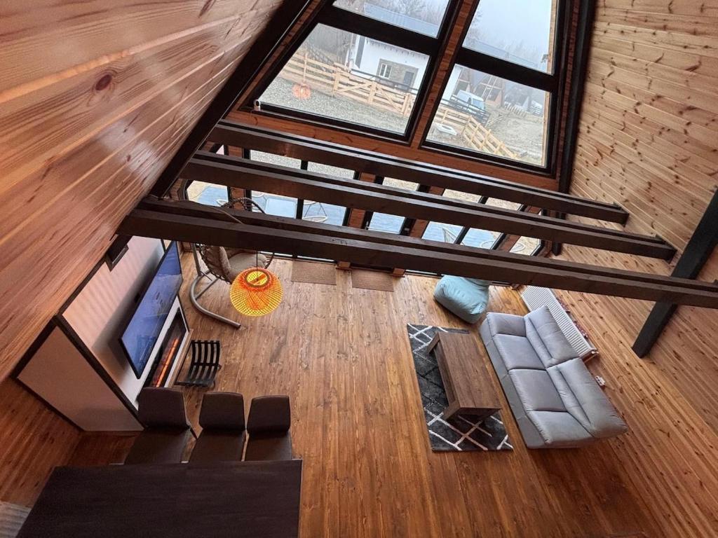 Area soggiorno di Transilvania Chalet