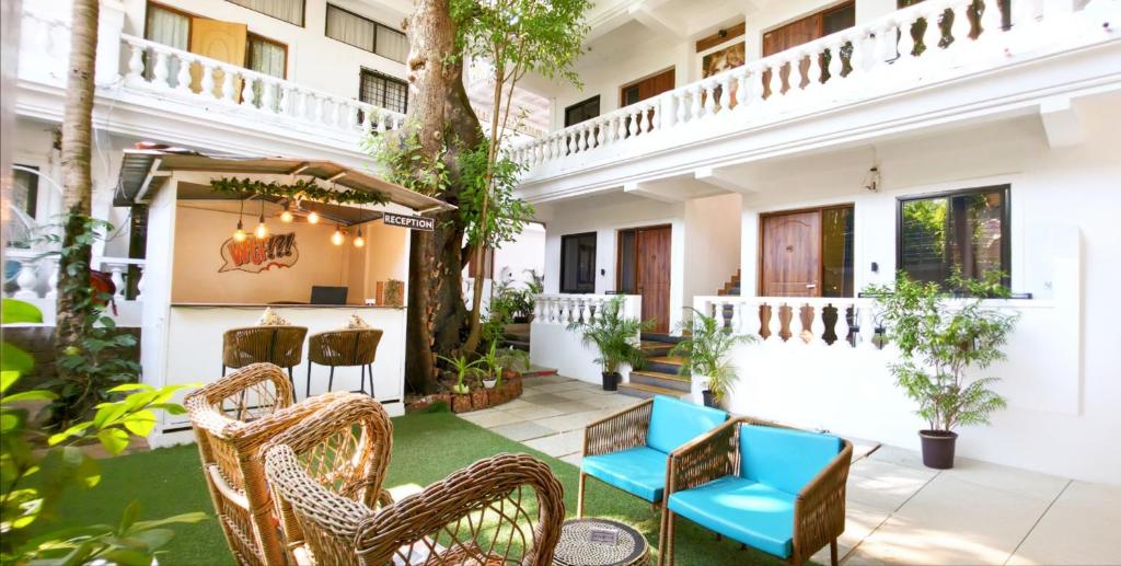 Balkón nebo terasa v ubytování WTF My House