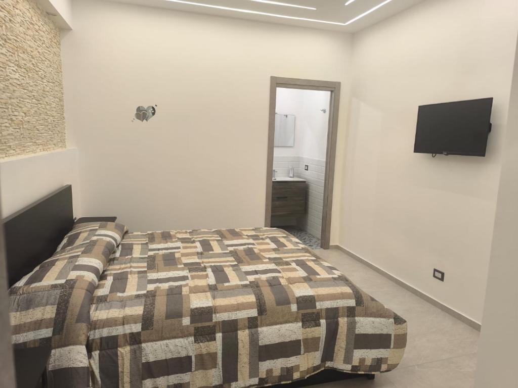 Postel nebo postele na pokoji v ubytování La myrea