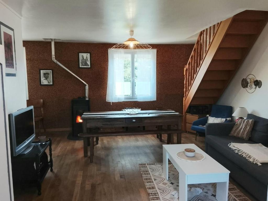 Et opholdsområde på Grand Duplex, proche de la Dordogne