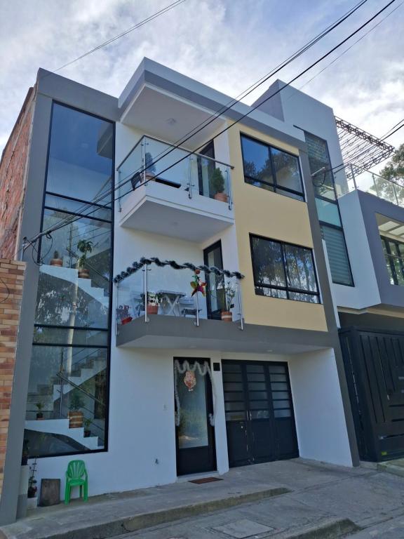 Bygningen som lejligheden ligger i