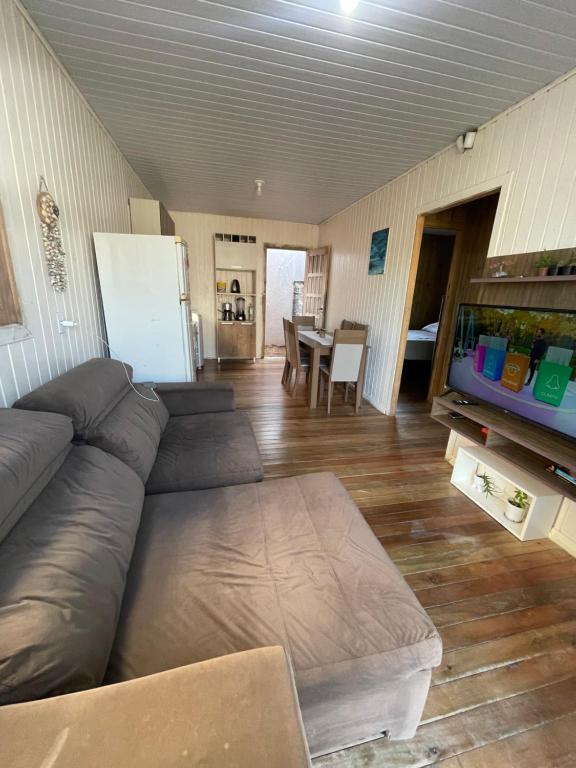 Køkken eller tekøkken på Casa pé na areia em capão da canoa