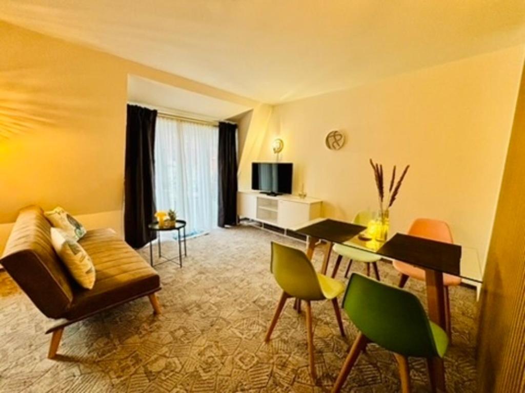 Et tv og/eller underholdning på Apartmenthaus-Usedom Kajüte 11