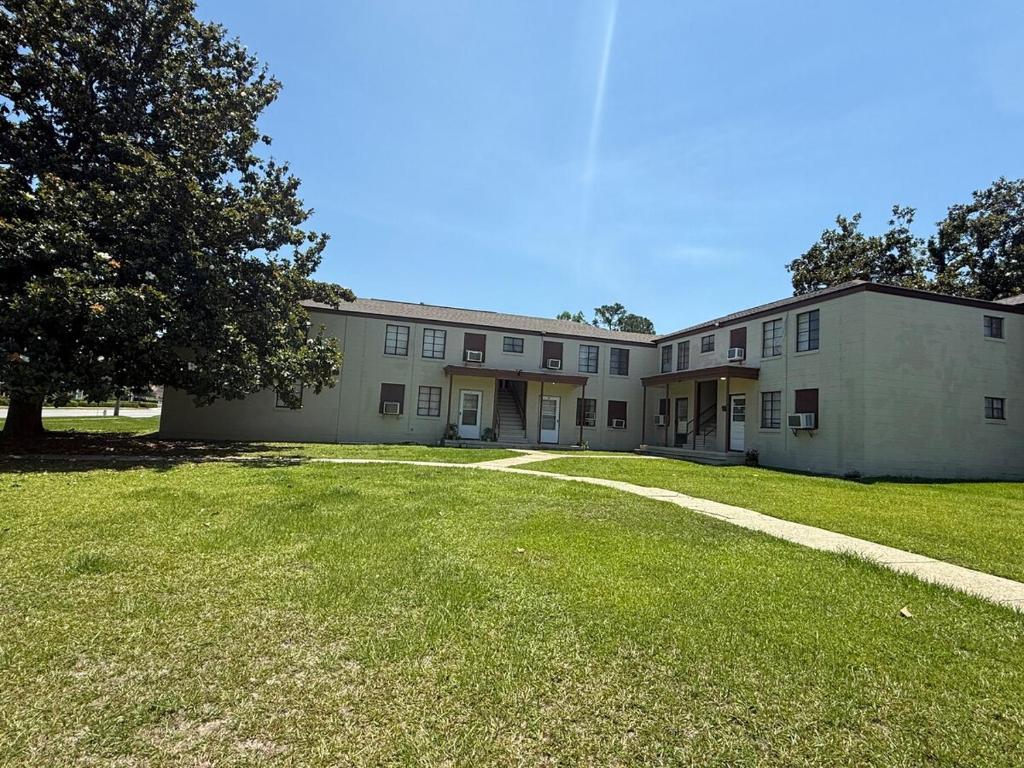 Bygningen som lejligheden ligger i