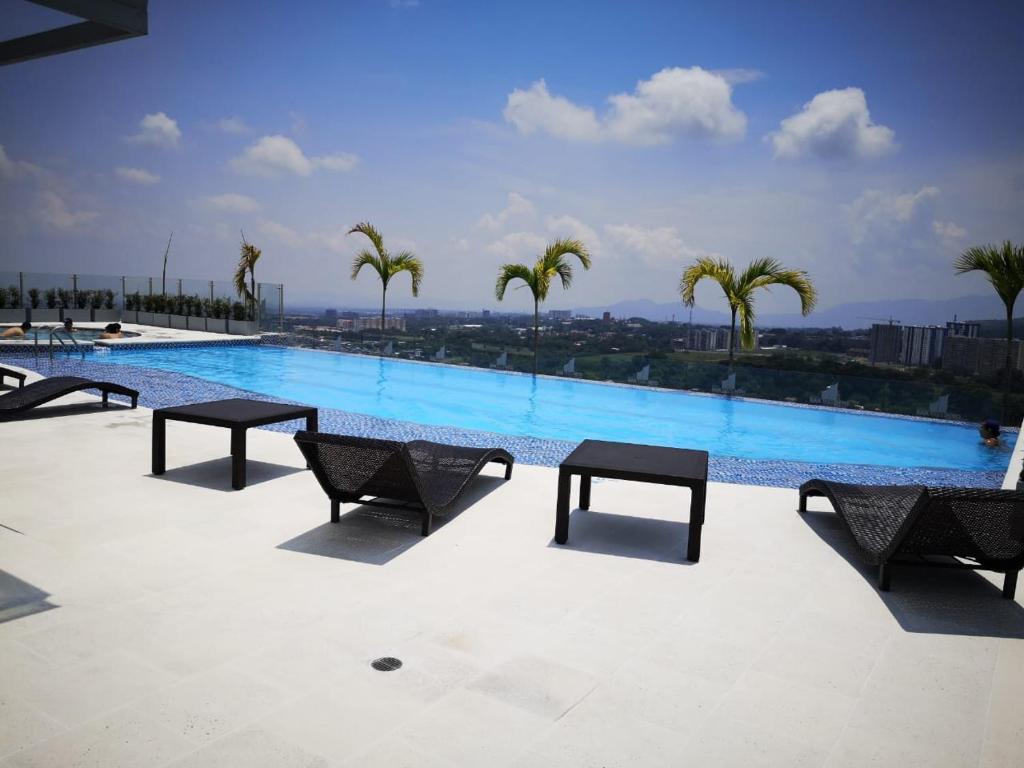 Swimmingpoolen hos eller tæt på Torres de barlovento luxury