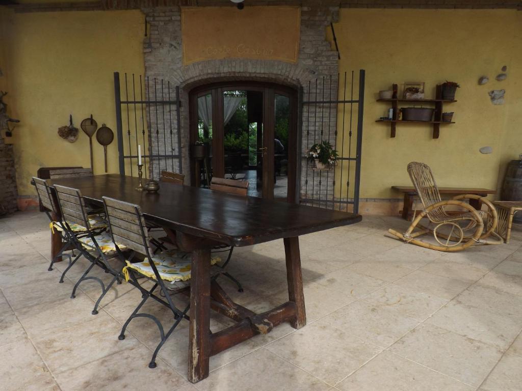 Patio nebo venkovní prostory v ubytování B&B Ai Tre Confini