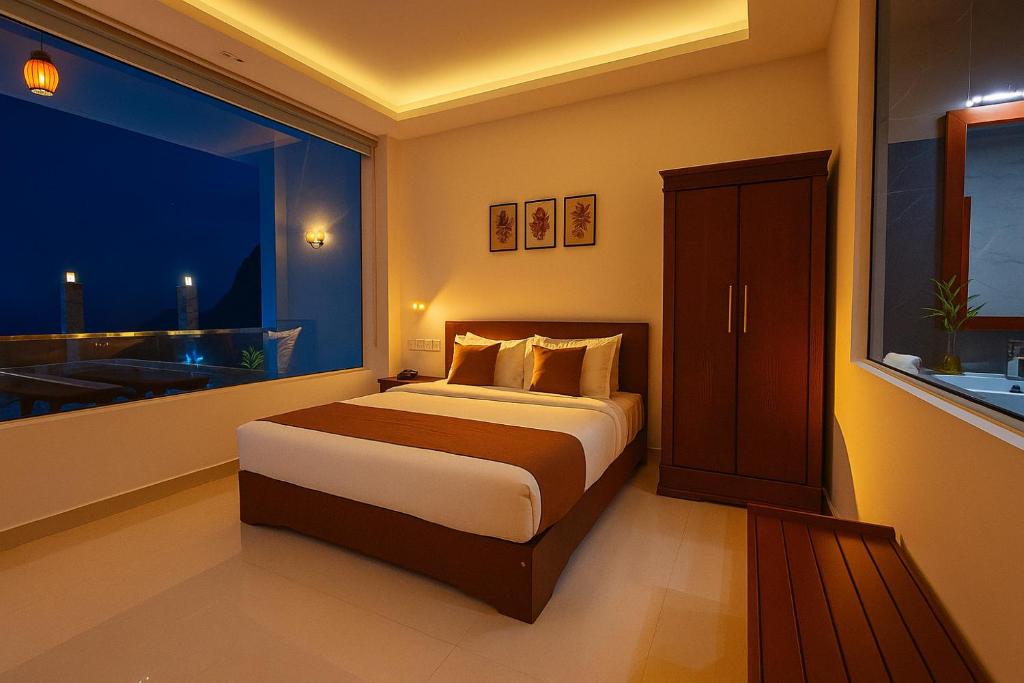 Postel nebo postele na pokoji v ubytování Heaven Breeze Hotel Ella