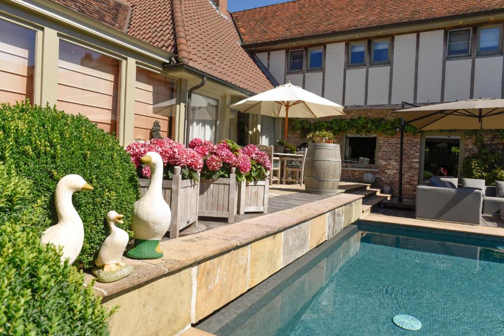 Bazén v ubytování B&B Villa Sans Soucis nebo v jeho okolí