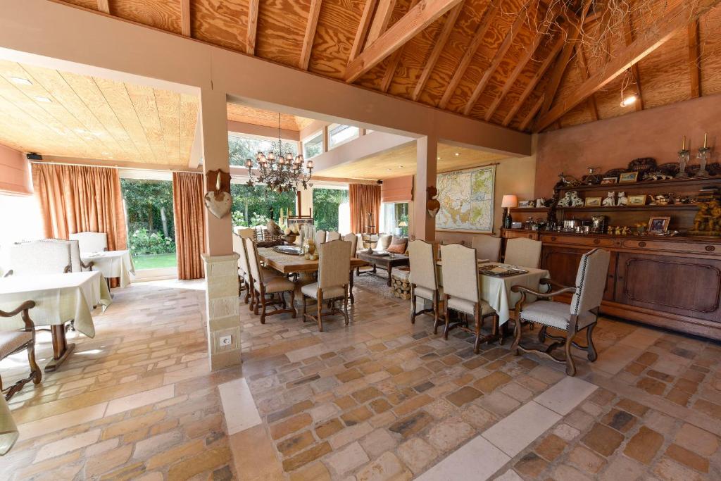 Posezení v ubytování B&B Villa Sans Soucis