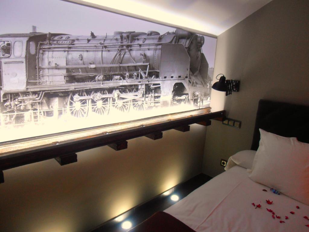 Cama o camas de una habitación en Hotel Rural La Viña - Only Adults