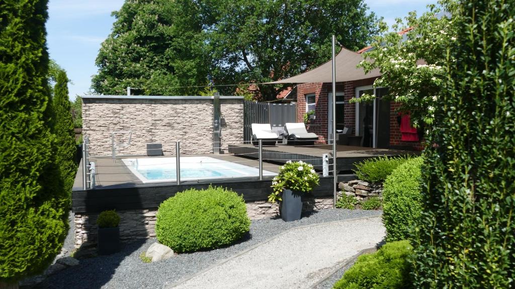 Zahrada ubytování Ferienhaus Dorn