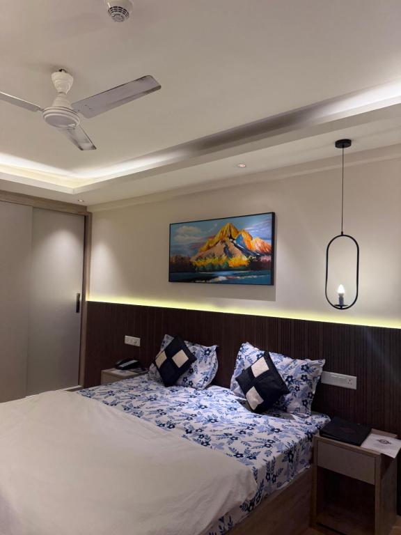 Una cama o camas en una habitación de Studio Apartment