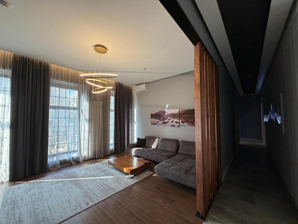 เตียงในห้องที่ Premium suite