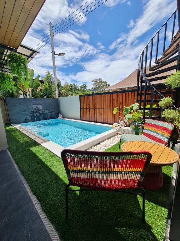 Swimmingpoolen hos eller tæt på Alice pool villa in Krabi