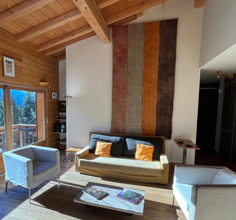 Posezení v ubytování Appartement Arolles