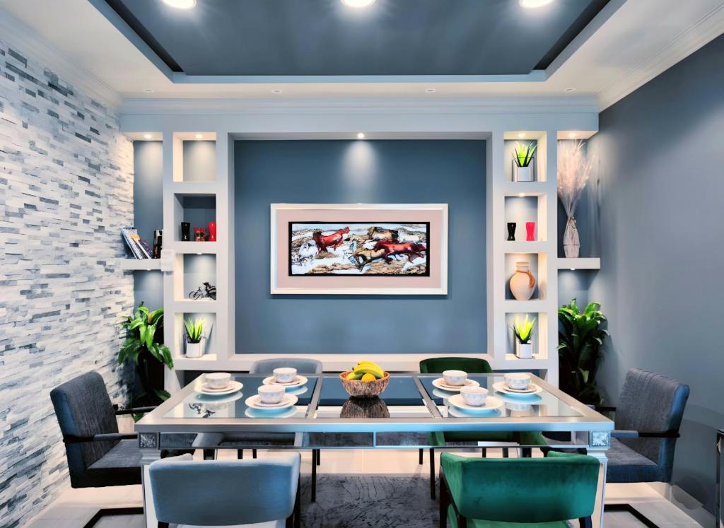 Χώρος καθιστικού στο High Residence - Spacious & Lux Apt