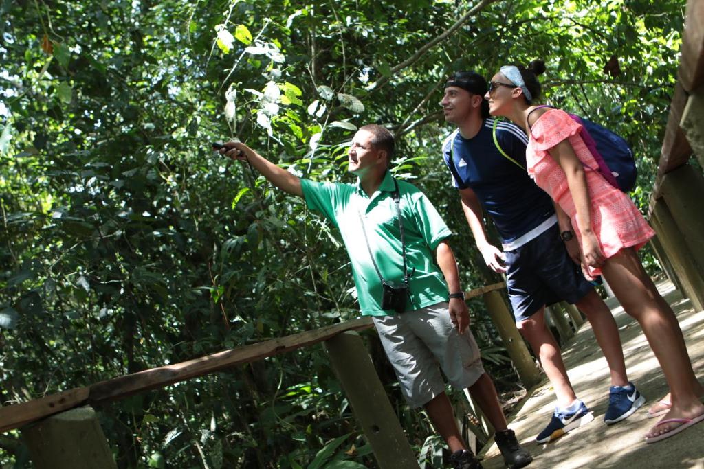 Clientes alojados en Pachira Lodge