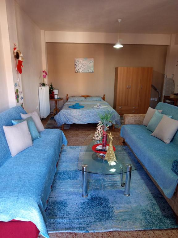 Posezení v ubytování Alexandra's Studio pyli