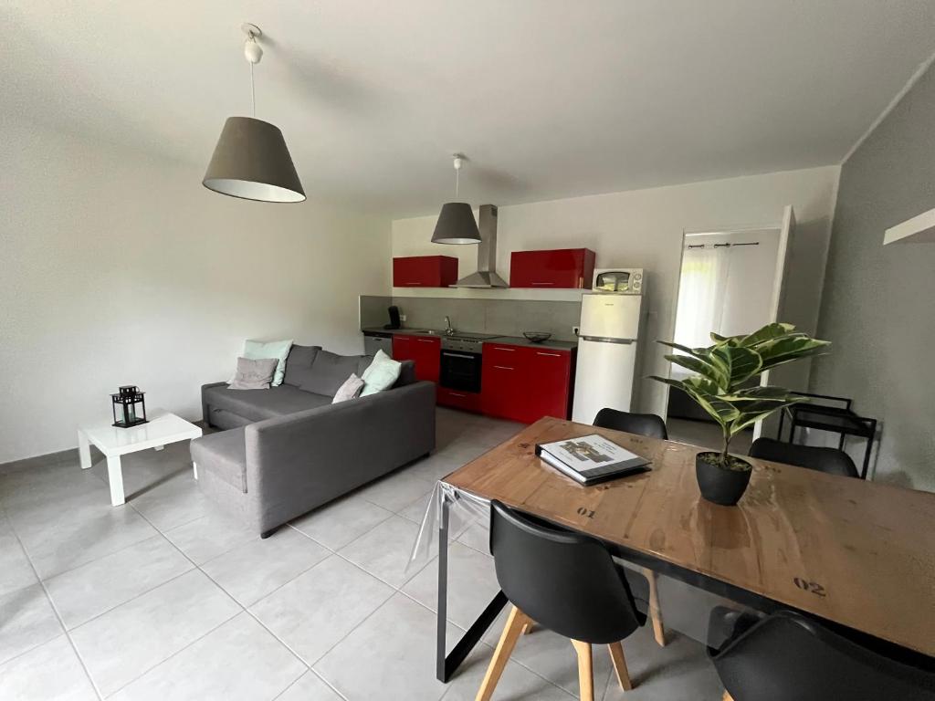 Køkken eller tekøkken på gitelepetitvallon